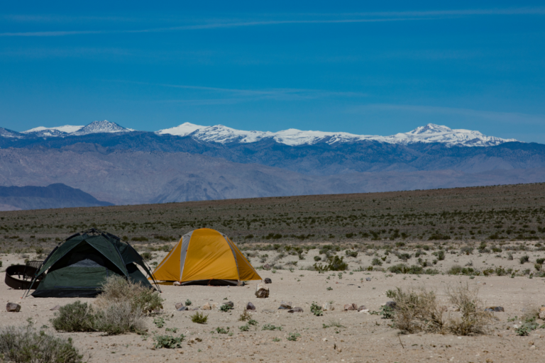 Camping in Death Valley