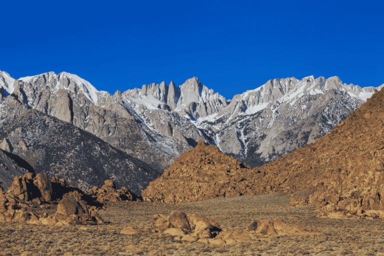 Climbing in the Alabama Hills National
